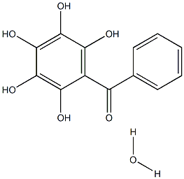 Pentahydroxybenzophenone hydrate 구조식 이미지
