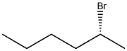 [R,(-)]-2-Bromohexane Structure