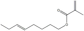 Methacrylic acid (5-octenyl) ester 구조식 이미지