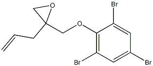 2,4,6-Tribromophenyl 2-allylglycidyl ether 구조식 이미지