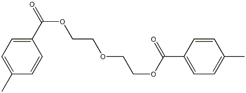 2,2'-Oxybisethanol di(p-methylbenzoate) Structure