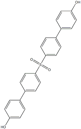 4,4'-Bis(p-hydroxyphenyl)diphenyl sulfone Structure