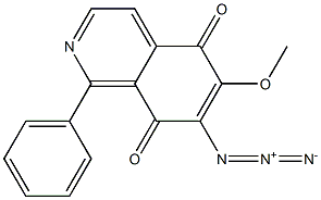 7-Azido-6-methoxy-1-phenylisoquinoline-5,8-dione Structure