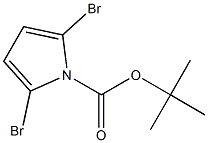 1-(tert-Butyloxycarbonyl)-2,5-dibromo-1H-pyrrole Structure
