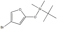 4-Bromo-2-(tert-butyldimethylsilyloxy)furan Structure