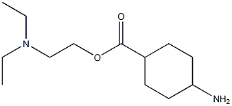 4-Amino-1-cyclohexanecarboxylic acid 2-(diethylamino)ethyl ester 구조식 이미지