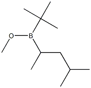 (1,3-Dimethylbutyl)tert-butyl(methoxy)borane 구조식 이미지