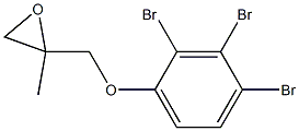2,3,4-Tribromophenyl 2-methylglycidyl ether Structure
