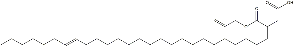 3-(19-Hexacosenyl)succinic acid 1-hydrogen 4-allyl ester Structure