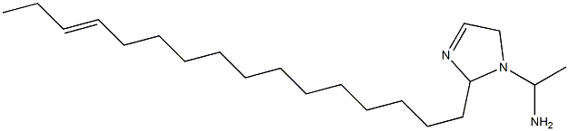 1-(1-Aminoethyl)-2-(13-hexadecenyl)-3-imidazoline 구조식 이미지