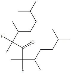 3-Methylbutyl(1-fluoro-1-methylpropyl) ketone Structure