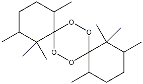 1,1,2,5,10,10,11,14-Octamethyl-7,8,15,16-tetraoxadispiro[5.2.5.2]hexadecane 구조식 이미지