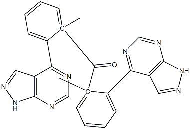 1-Methyl-1H-pyrazolo[3,4-d]pyrimidin-4-yl(phenyl) ketone Structure