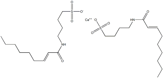 Bis[4-(2-nonenoylamino)-1-butanesulfonic acid]calcium salt Structure