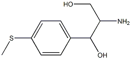 2-Amino-1-[p-(methylthio)phenyl]-1,3-propanediol 구조식 이미지