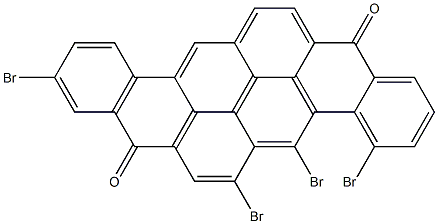 4,5,6,10-Tetrabromo-8,16-pyranthrenedione Structure