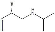 [S,(-)]-N-Isopropyl-2-methyl-3-butene-1-amine 구조식 이미지