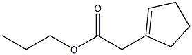 1-Cyclopentenylacetic acid propyl ester 구조식 이미지