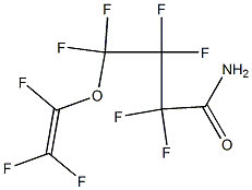 2,2,3,3,4,4-Hexafluoro-4-(1,2,2-trifluorovinyloxy)butyramide Structure