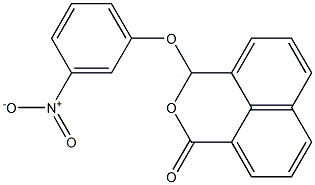 3-(3-Nitrophenoxy)-1H,3H-naphtho[1,8-cd]pyran-1-one 구조식 이미지