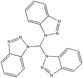 Tris(1H-benzotriazol-1-yl)methane Structure