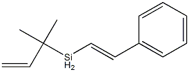 (E)-4,4-Dimethyl-1-phenyl-3-sila-1,5-hexadiene Structure