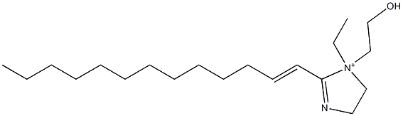 1-Ethyl-1-(2-hydroxyethyl)-2-(1-tridecenyl)-2-imidazoline-1-ium 구조식 이미지