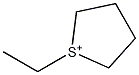 1-Ethyltetrahydrothiophene-1-ium 구조식 이미지