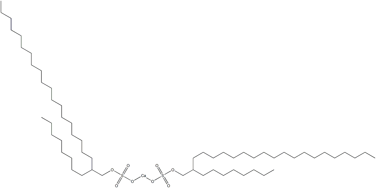 Bis(2-octylhenicosyloxysulfonyloxy)calcium Structure