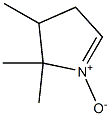 3,4-Dihydro-2,2,3-trimethyl-2H-pyrrole 1-oxide Structure