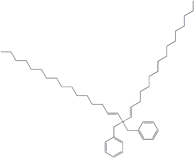 Di(1-hexadecenyl)dibenzylaminium Structure