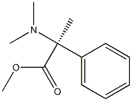 [S,(-)]-2-(N,N-Dimethylamino)-2-phenylpropionic acid methyl ester Structure