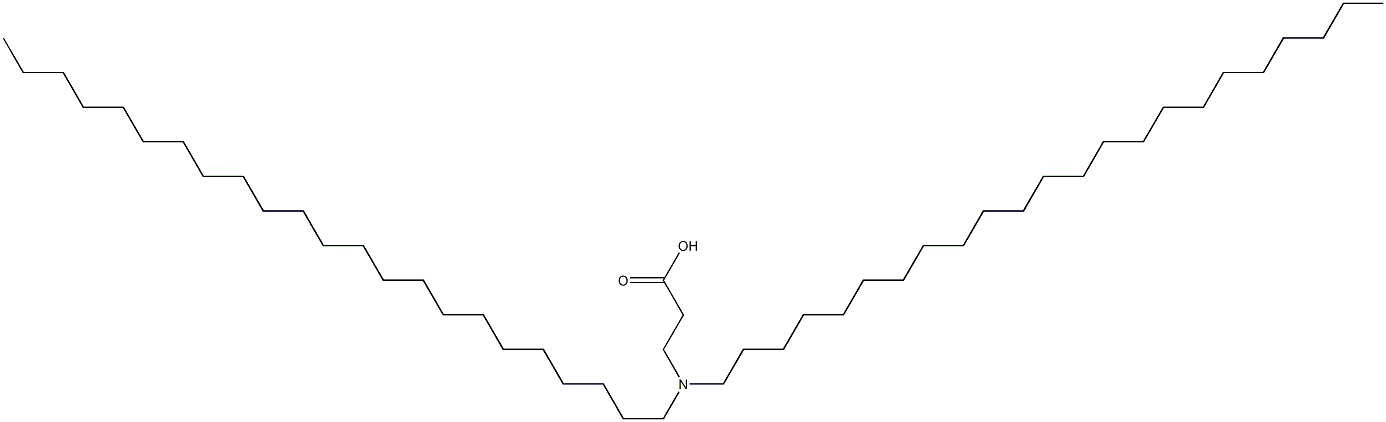3-(Ditricosylamino)propanoic acid 구조식 이미지