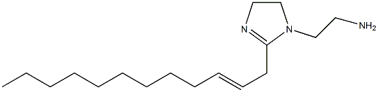 1-(2-Aminoethyl)-2-(2-dodecenyl)-2-imidazoline 구조식 이미지