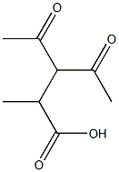 3-Acetyl-2-methyl-4-oxopentanoic acid 구조식 이미지