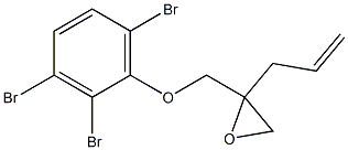 2,3,6-Tribromophenyl 2-allylglycidyl ether Structure