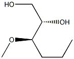 (2S,3R)-3-Methoxyhexane-1,2-diol Structure