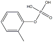 Phosphoric acid methylphenyl ester 구조식 이미지
