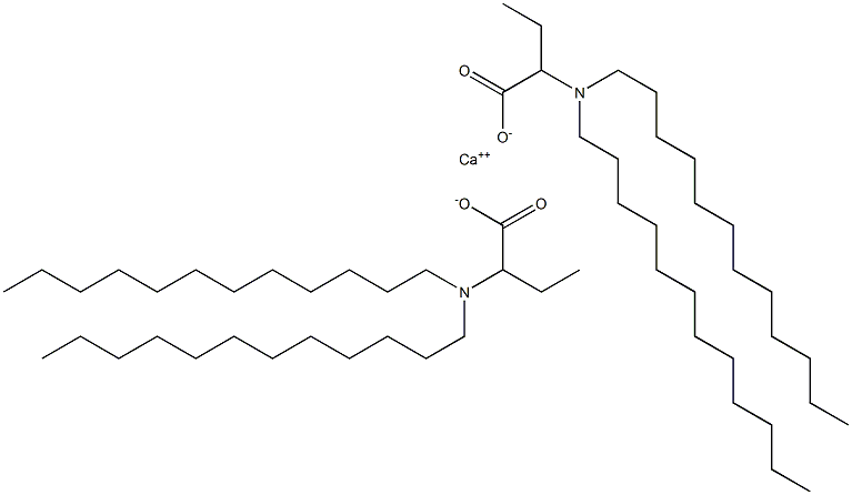 Bis[2-(didodecylamino)butyric acid]calcium salt 구조식 이미지