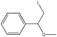 1-Methoxy-2-iodoethylbenzene Structure