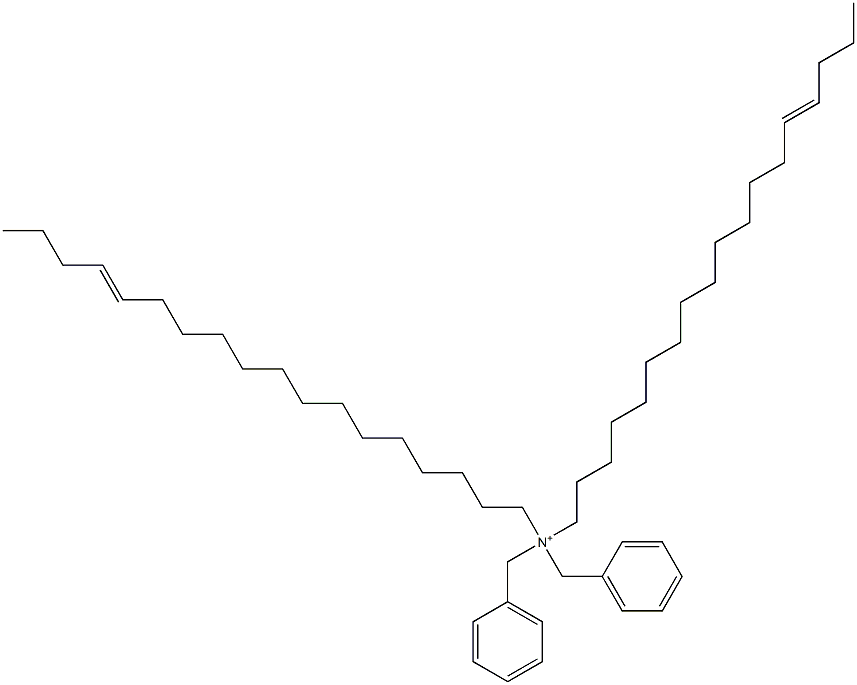 Di(14-octadecenyl)dibenzylaminium Structure