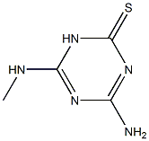 4-Amino-6-methylamino-1,3,5-triazine-2(1H)-thione Structure