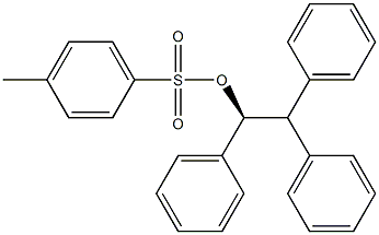 (-)-p-Toluenesulfonic acid (S)-1,2,2-triphenylethyl ester Structure