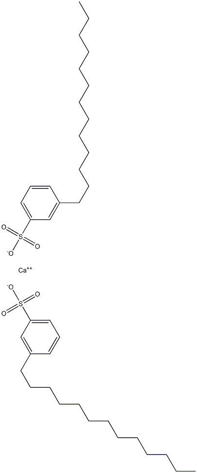 Bis(3-tridecylbenzenesulfonic acid)calcium salt 구조식 이미지