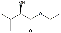 (R)-2-Hydroxy-3-methylbutyric acid ethyl ester 구조식 이미지