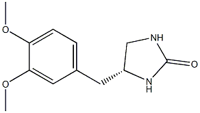 (4R)-4-(3,4-Dimethoxybenzyl)-2-imidazolidinone Structure