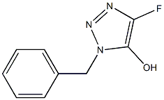 4-Fluoro-1-(benzyl)-1H-1,2,3-triazol-5-ol Structure