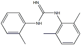 1-(2-Methylphenyl)-3-[2,6-dimethylphenyl]guanidine Structure