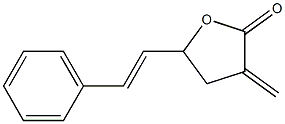 3-Methylene-5-styryltetrahydrofuran-2-one Structure