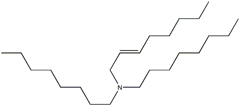 N,N-Dioctyl-2-octenylamine Structure